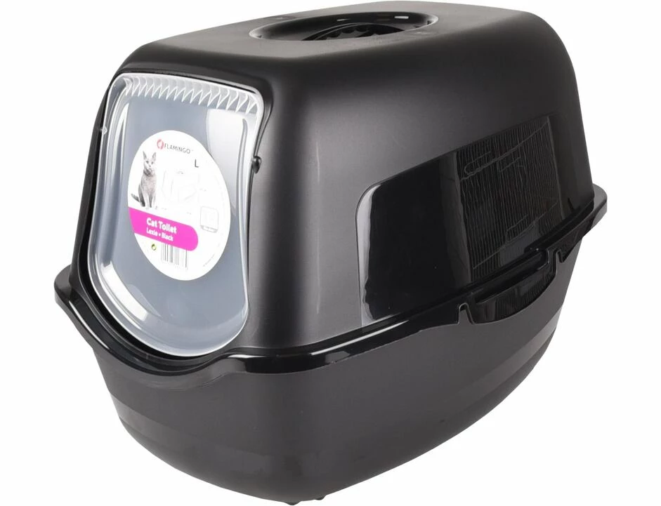 Flamingo Katzentoilette Lexie Schwarz 1 Flamingo Katzentoilette Lexie Schwarz