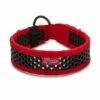 Tamer Softy Halsband - Breite 6,3 Cm - 55-61 Cm - Rot Und Schwarz