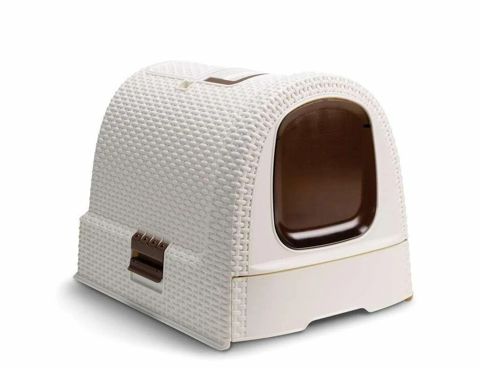 CURVER RATTAN Katzentoilette Beige 1 CURVER RATTAN Katzentoilette Beige