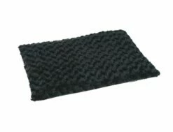 Liegematte Fuzzy 50 X 75 Cm Schwarz