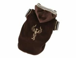 Mikina Plyšová - Hnědá XS