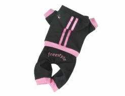 Teplákovka Freestyle - černá/růžová XL