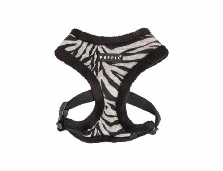 Hundegeschirr Puppia Modern Zebra Harness A Schwarz 1 Hundegeschirr Puppia Modern Zebra Harness A Schwarz