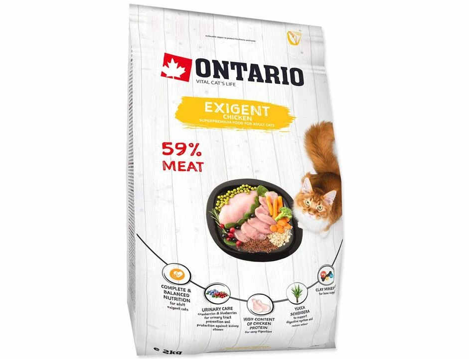 Ontario Katze Exigent 2 Kg 1 Ontario Katze Exigent 2 Kg