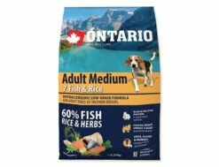 ONTARIO Adult Medium 7 Fish & Rice 2,25kg