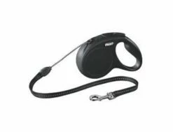 Hundeleine FLEXI NEW CLASSIC CORD M 5m/20kg SCHWARZ