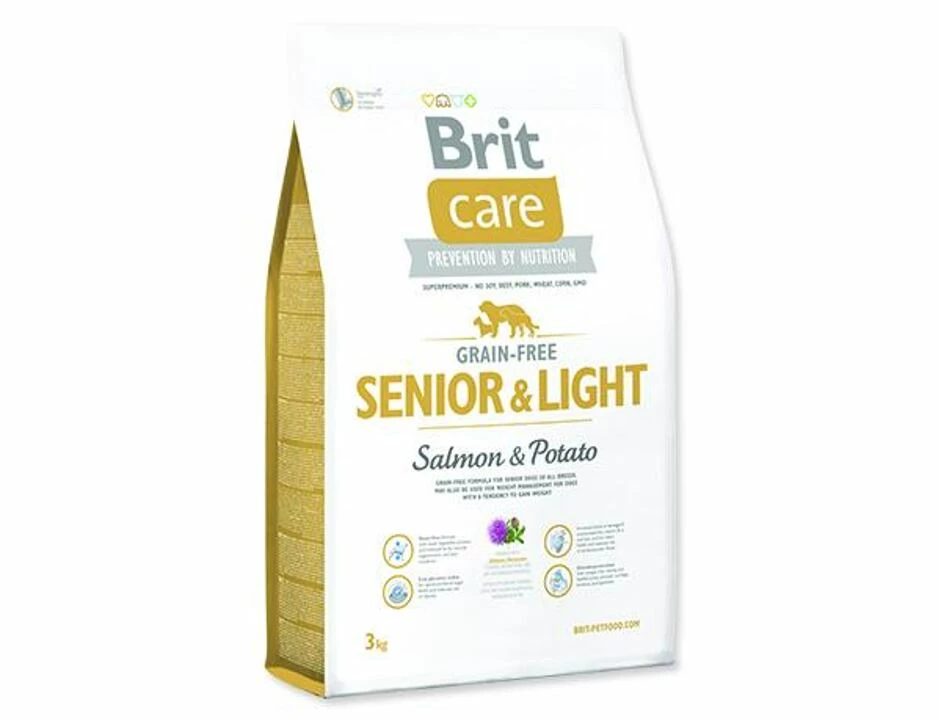 Brit Care Grain-free Senior & Light Salmon & Potato 3 Kg 1 Brit Care Grain-free Senior & Light Salmon & Potato 3 Kg