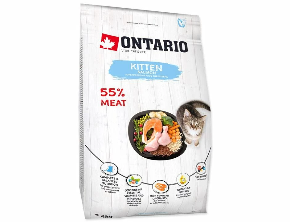 Ontario Kitten Lachs 2 Kg 1 Ontario Kitten Lachs 2 Kg