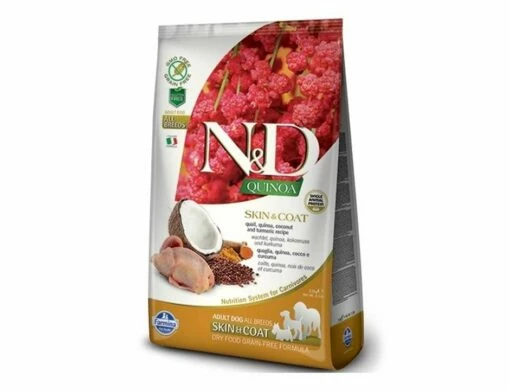 N&D Quinoa DOG Skin & Coat Quail & Coconut 7kg -Angebote ZooshopXXL Store 5817 3