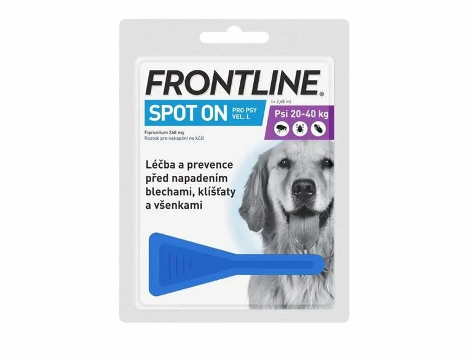 FRONTLINE Spot On Dog L (für Hunde 20-40kg) Ampulle 1x 2.68ml 1 FRONTLINE Spot On Dog L (für Hunde 20-40kg) Ampulle 1x 2.68ml