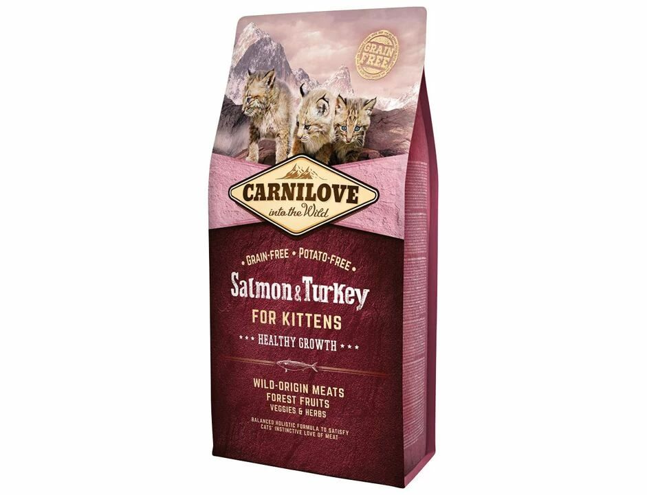 Carnilove Salmon And Turkey Kittens – Healthy Growth 6kg 1 Carnilove Salmon And Turkey Kittens – Healthy Growth 6kg