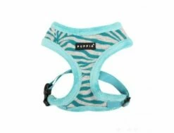 Hundegeschirr Puppia Modern Zebra Harness A Blau - XL
