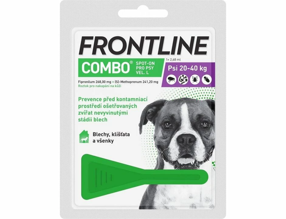 FRONTLINE Combo Spot On Dog L (für Hunde 20-40kg)1x 2.68ml 1 FRONTLINE Combo Spot On Dog L (für Hunde 20-40kg)1x 2.68ml