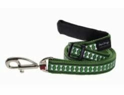 Red Dingo Reflective Green Hundeleine 25 Mm X 1,8 M Large