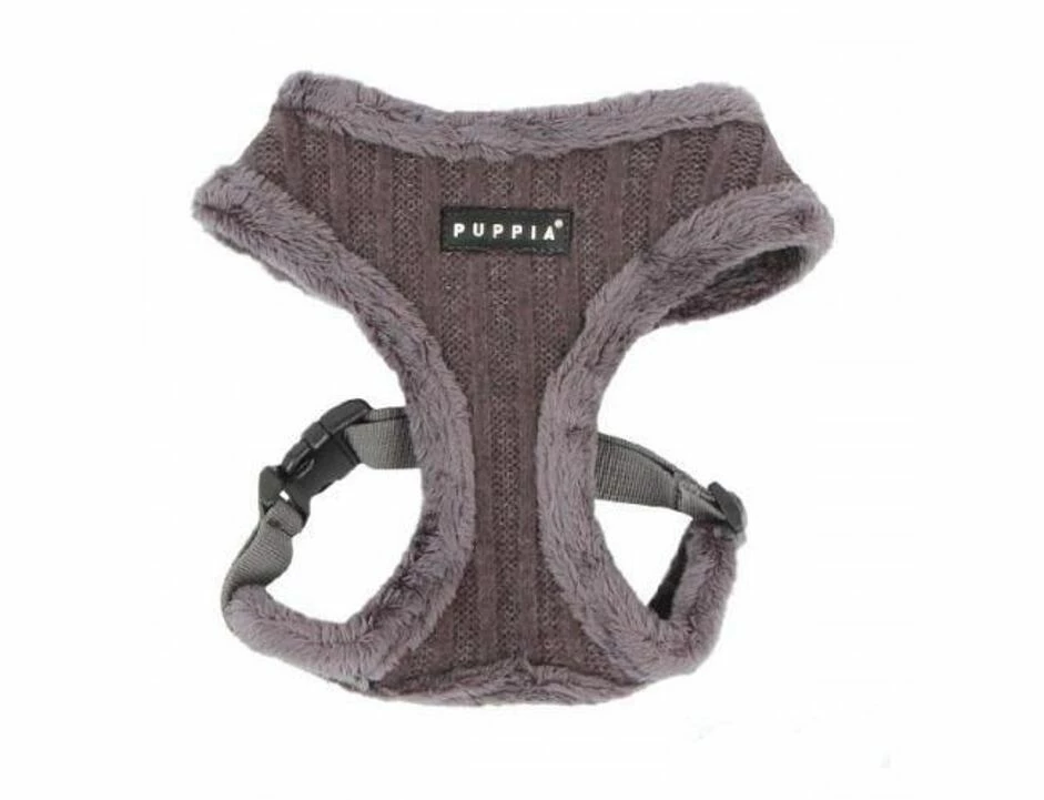 Hundegeschirr Puppia Modish Harness A Grau 1 Hundegeschirr Puppia Modish Harness A Grau